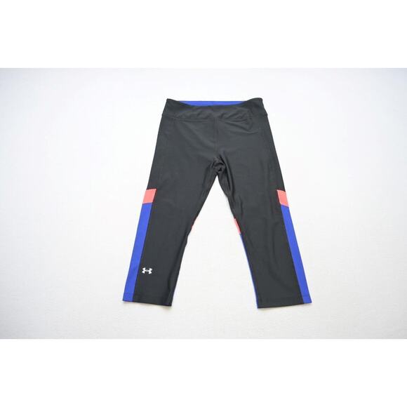 Under Armour Leggings HeatGear Compression Capri Pants Womens Size Medium - Picture 1 of 5